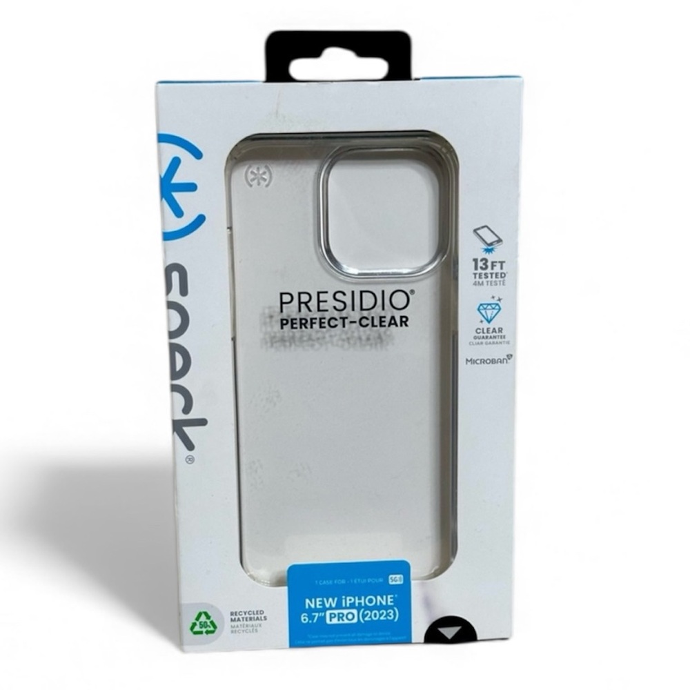 SPECK Clear iPhone 6.7" Pro (2023) iPhone 15 Pro case protector